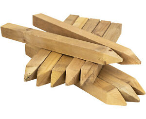 Sawn Pegs 4-Way Pointed Treated Green