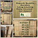 Fence Panels - Closedboard Treated Green