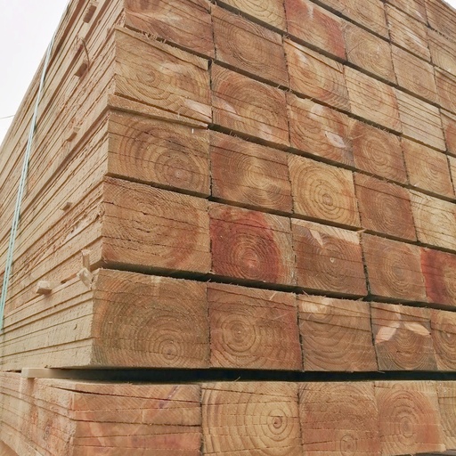 Feather Edge Fencing Treated Green